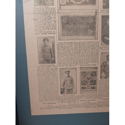 Cork Weekly Examiner newspaper June 3rd 1915 news report on World War I