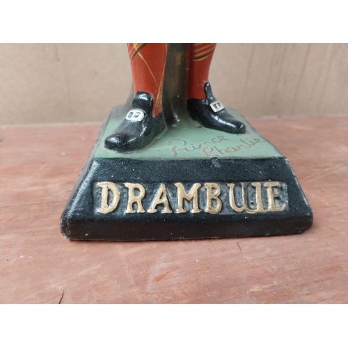 112 - Drambuie rubberoid advertising figure. {34 cm H x 11 cm W x 11 cm D}.