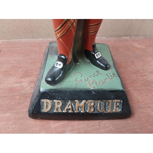 112 - Drambuie rubberoid advertising figure. {34 cm H x 11 cm W x 11 cm D}.