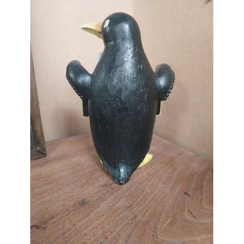 12 - Guinness advertising model of Penguin. {22 cm H x 16 cm W x 9 cm D}.