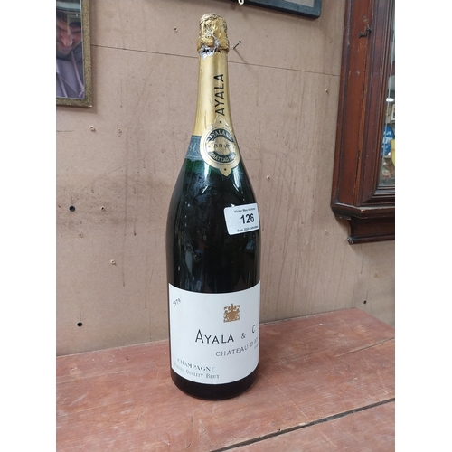 126 - Bottle of 1979 Ayala and Co Champagne. {51 cm H x 13 cm Diam.}.