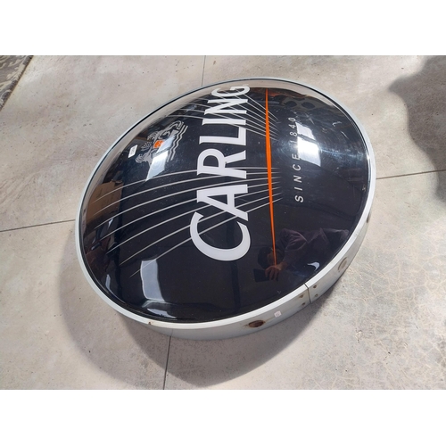 1266 - Carling since 1840 perspex light up sign. {74 cm H Diam.}.