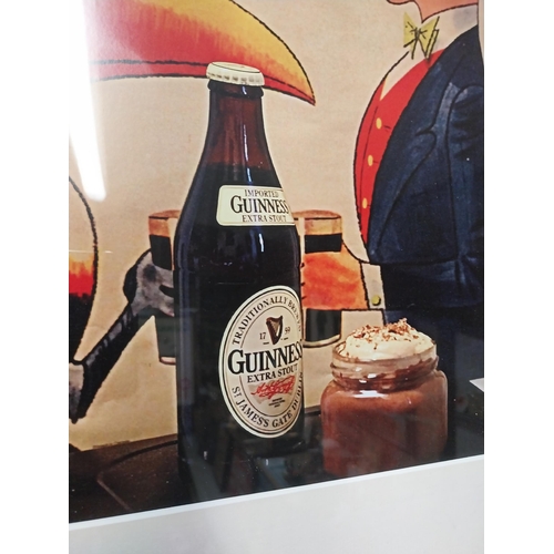 1274 - Lovely Day for A Guinness framed advertising print. {57 cm H x 43 cm W}