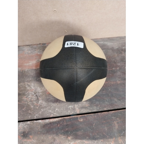 1281 - Guinness Rugby Ball counter advertising model. {21 cm H x 19 cm Diam.}.