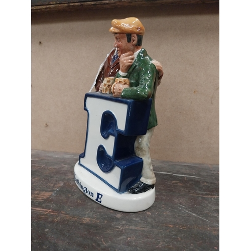 1294 - Worthington's Ale E ceramic Beswick advertising figural group. {24 cm H x 15 cm W x 5 cm D}.