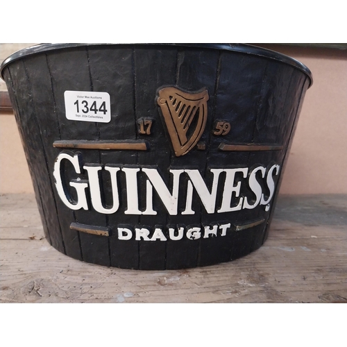 1344 - Guinness Ice Bucket with six Guinness glasses and three shot glasses in original boxes. {18 cm H x 3... 