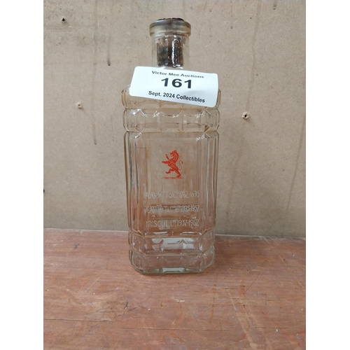 161 - Andrew A Watt & Co etched advertising decanter {21 cm H}.