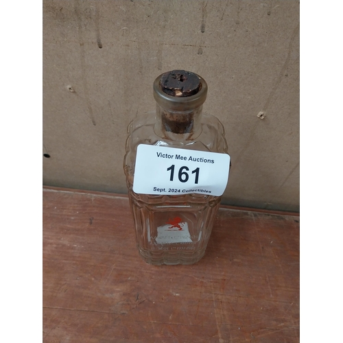 161 - Andrew A Watt & Co etched advertising decanter {21 cm H}.