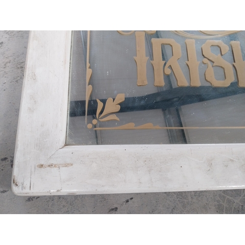 177 - Framed Mitchell's Cruiskeen Lawn Old Irish Whiskey advertising mirror. {80 cm H x 115 cm W}.