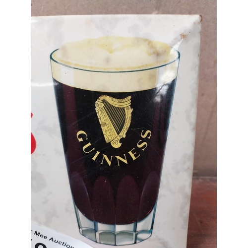 196 - Guinness Is Good For You advertising showcard. {14cm H X 20cm W}.