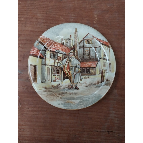 199 - Four ceramic Staffordshire Worthington advertising ashtrays featuring Dickens characters from The Ol... 