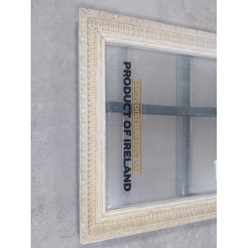 2 - Framed Paddy Old Irish Whiskey advertising mirror. {80 cm H x 60 cm W]