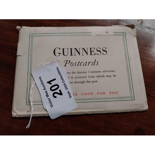 201 - Two packs of Guinness advertising postcards in original packets.