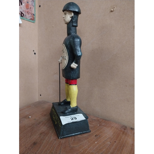 29 - Guinness is Good For You composition advertising figure. {34 cm H x 14 cm W  x 9 cm D}.