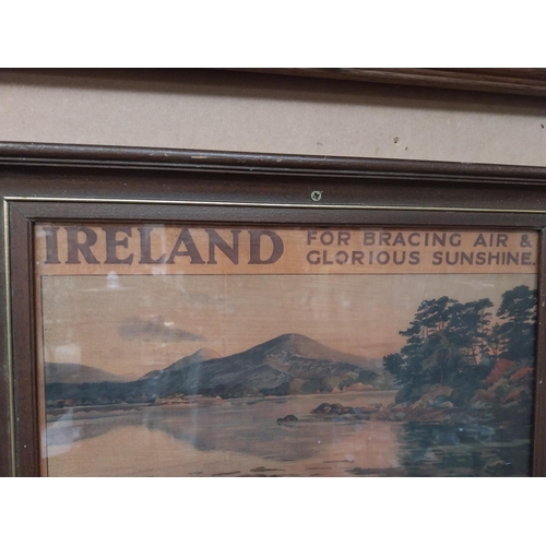 37 - Great Southern Railways Ireland framed adverising print. {42 cm H x 52 cm W}.