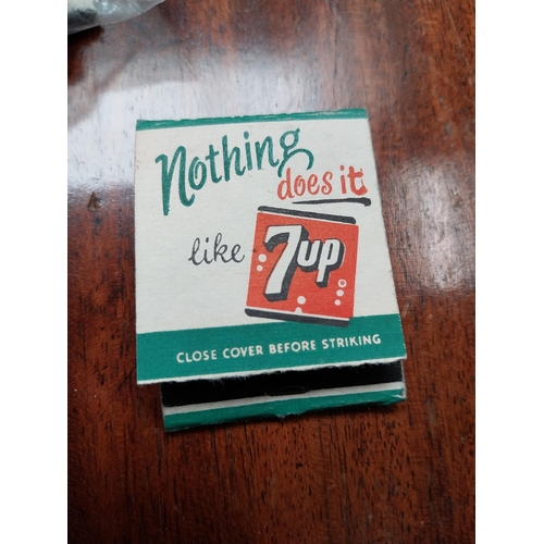 78 - Collection of 7Up advertising matchsticks.