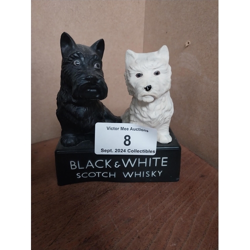 8 - Black & White Scotch Whisky Scottie dog advertisement model.