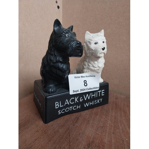 8 - Black & White Scotch Whisky Scottie dog advertisement model.