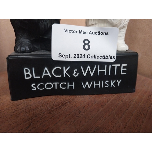 8 - Black & White Scotch Whisky Scottie dog advertisement model.