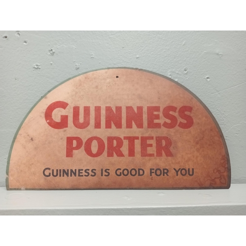 130 - Guinness porter Guinness is Good for you advertising card {H 15cm x W 27cm } - NOT AVAILABLE TO VIEW... 