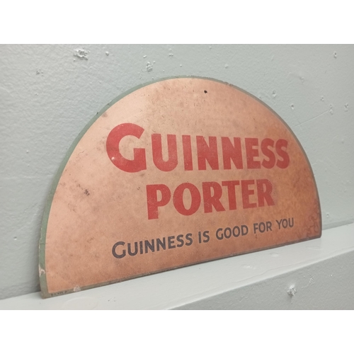 130 - Guinness porter Guinness is Good for you advertising card {H 15cm x W 27cm } - NOT AVAILABLE TO VIEW... 