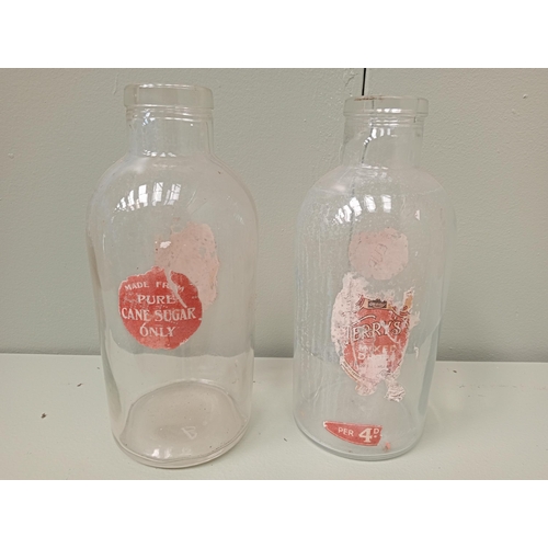 190 - Two old Terrys sweet jars {H 30cm x Dia 12cm } - NOT AVAILABLE TO VIEW IN PERSON