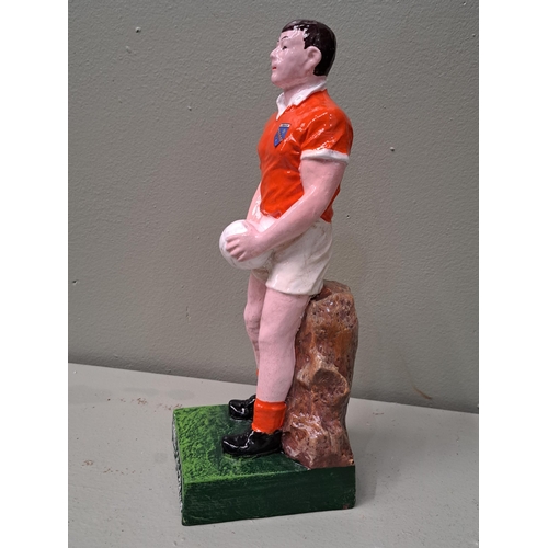 30 - Player's No 6 Please On All Grounds Armagh Footballer advertising figure  {H 29cm x W 9cm x D 10cm }... 