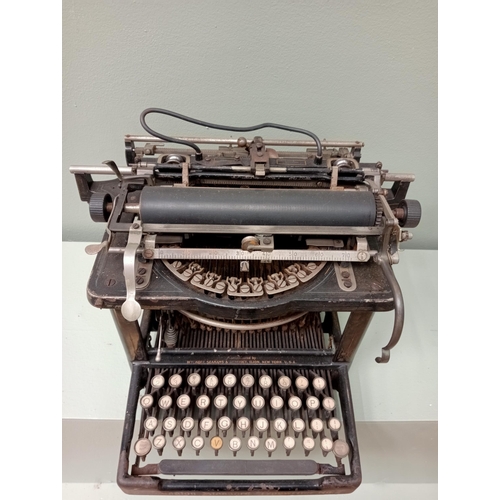 70 - Retro Remington Typewriter {H 24cm x W 50cm x D 40cm } - NOT AVAILABLE TO VIEW IN PERSON