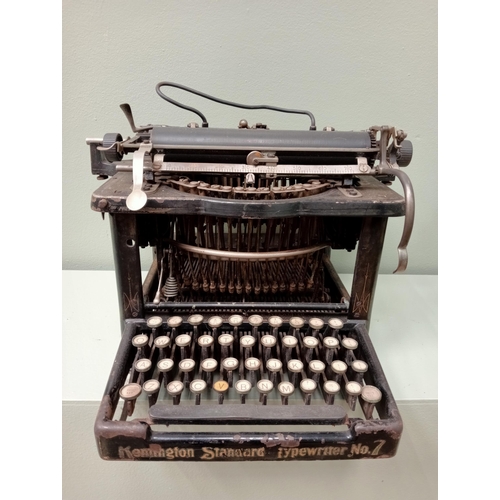 70 - Retro Remington Typewriter {H 24cm x W 50cm x D 40cm } - NOT AVAILABLE TO VIEW IN PERSON