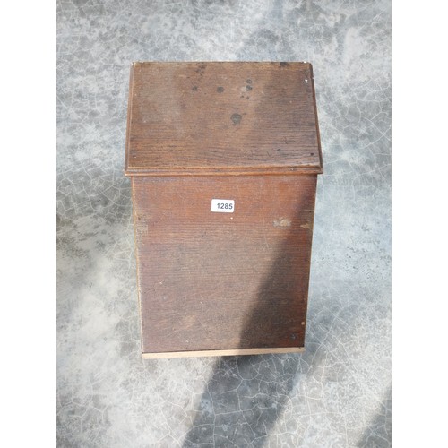 1285 - Two Shoe shine shop foot rests. {40 cm H x 33 cm W x 53 cm D}.