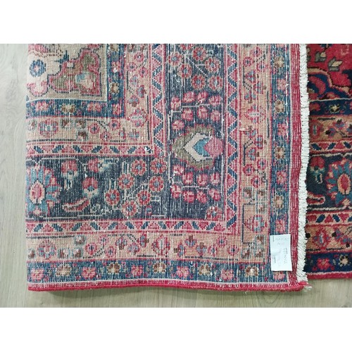 273 - Decorative Persian carpet square {300 cm L x 195 cm W}.