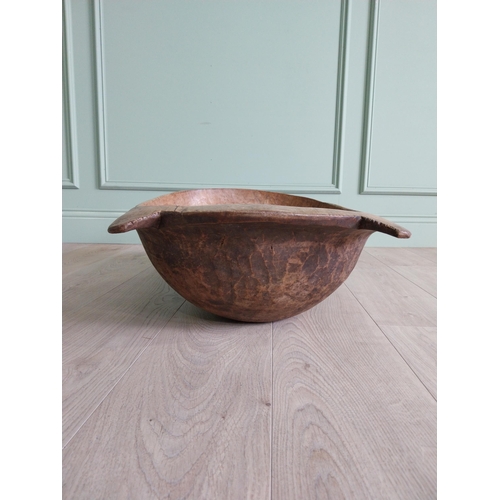 1395 - 19th C. pine dough trough {18 cm H x 75 cm W x 42 cm D}.