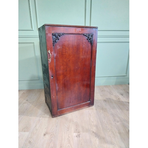 1060 - 19th C. mahogany and pine campaign chest cabinet {130 cm H x 74 cm W x 54 cm D}.