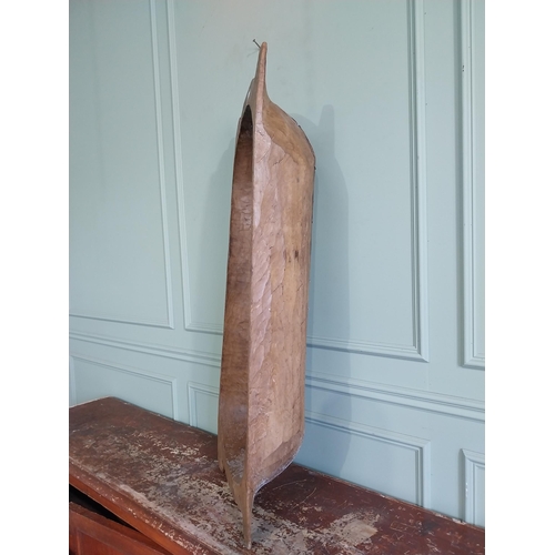 1147 - 19th C. pine dough trough {19 cm H x 118 cm W x 47 cm D}.