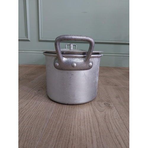 1203 - French metal fish kettle {21 cm H x 76 cm W x 22 cm D}.