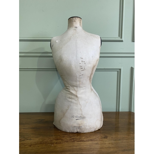 1306 - Early 20th C. Stockman shop mannequin {75 cm H x 35 cm W x 30 cm D}.