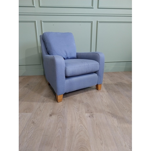 1370 - Upholstered armchair {81 cm H x 74 cm W x 85 cm D}.