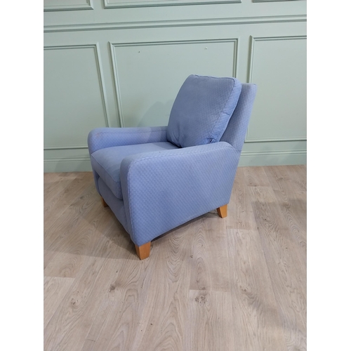 1370 - Upholstered armchair {81 cm H x 74 cm W x 85 cm D}.