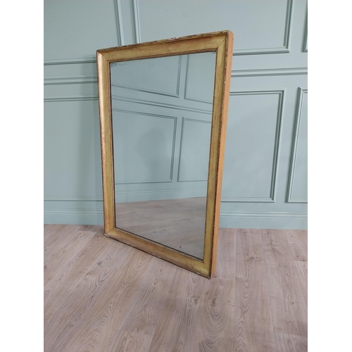 178 - 19th C. French giltwood wall mirror {139 cm H x 96 cm W }.