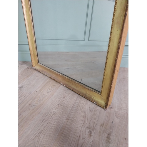 178 - 19th C. French giltwood wall mirror {139 cm H x 96 cm W }.