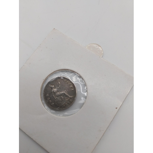 1917 - 1842 Queen Victoria silver groat