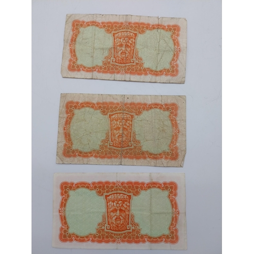 1919 - Three Lady Lavery 10 Shilling notes (Dates: 1968 x 2/1965)