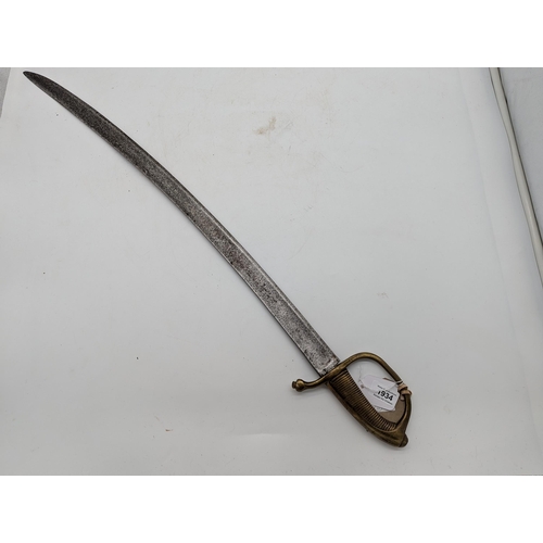 1934 - Early 19th C. Russian military sword {13cm H x 81cm L}