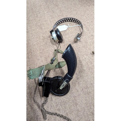 2001 - WWII operators breastplate transmitter with headset