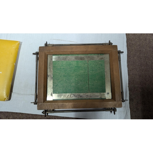 2014 - Boxed Film Kodak Tank developing kit with darkroom protective filter and printers frame