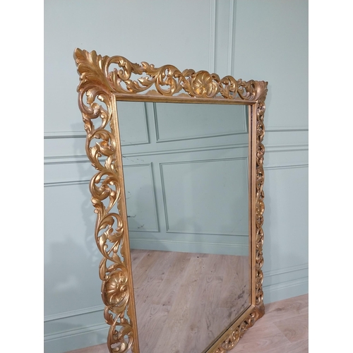 311 - 19th C. giltwood mirror in the Rococo style {161cm H x 125cm W x 8cm D}