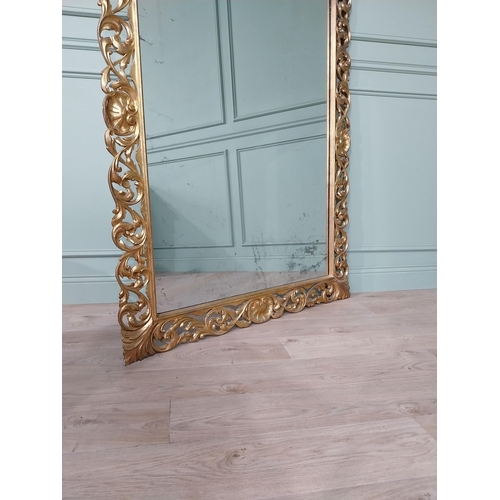 311 - 19th C. giltwood mirror in the Rococo style {161cm H x 125cm W x 8cm D}