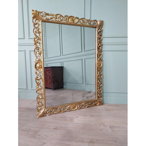 311 - 19th C. giltwood mirror in the Rococo style {161cm H x 125cm W x 8cm D}