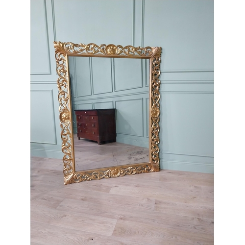 311 - 19th C. giltwood mirror in the Rococo style {161cm H x 125cm W x 8cm D}