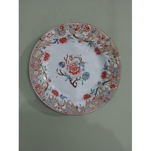 43 - 19th C. Oriental ceramic plate